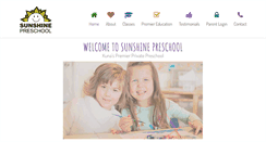 Desktop Screenshot of mysunshinepreschool.com